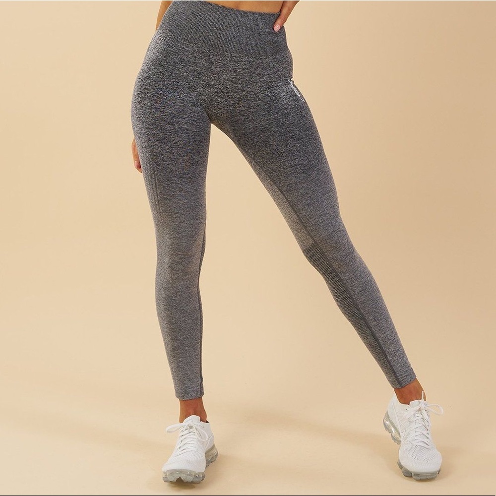 Gymshark grey ombré seamless leggings
